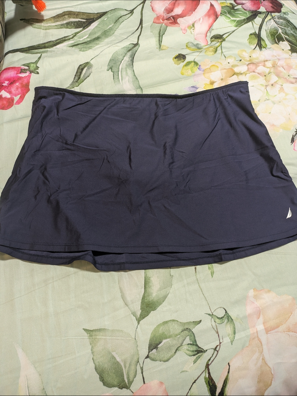 Nautica Navy Blue Swim Skort